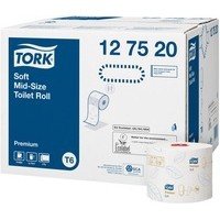 Best Value TORK 127520 Soft Toilet Roll, Mid-Size (Pack of 27)