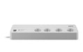 APC SurgeArrest Essential - Surge protector - AC 230 V - 2300 Watt - output connectors: 8 - Belgium, France - white