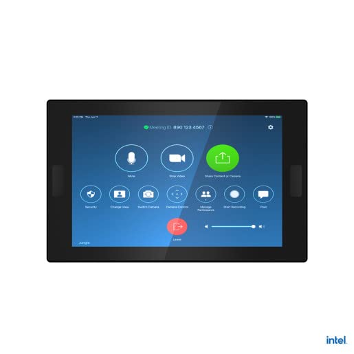 Lenovo ThinkSmart Core - Controller Kit - video conferencing kit (touchscreen console, compute system) - with 3 Years Lenovo Premier Support + First Year Maintenance - Certified for Zoom Rooms - raven black with red bottom