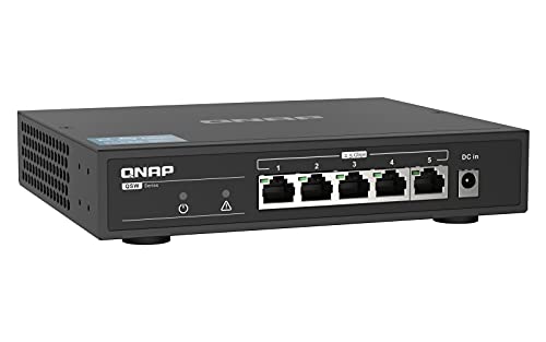 QNAP QSW-1105-5T - Switch - unmanaged - 5 x 10/100/1000/2.5G - desktop