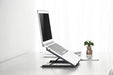 Neomounts by Newstar NSLS075 - Stand - for notebook - powder-coated steel - black - screen size: 10"-15" - desktop