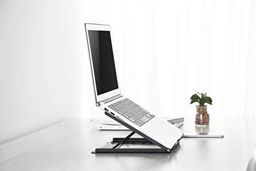 Neomounts by Newstar NSLS075 - Stand - for notebook - powder-coated steel - black - screen size: 10"-15" - desktop