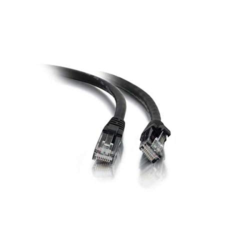 C2G - Patch cable - RJ-45 (M) to RJ-45 (M) - 50 cm - UTP - CAT 5e - booted, snagless - black