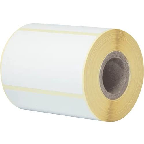 Brother - White - 76 x 44 mm 3200 label(s) (8 roll(s) x 400) die cut labels - for Brother TD-4410D, TD-4420DN, TD-4520DN, TD-4550DNWB, RuggedJet RJ-3150