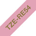 Brother TZe-RE54 - Satin - gold on pink - Roll (2.4 cm x 4 m) 1 roll(s) ribbon tape - for Brother PT-D600, P-Touch PT-3600, D600, D800, E550, P750, P900, P950, P-Touch EDGE PT-P750