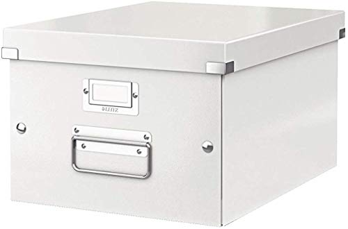 Best Value Leitz A4 Storage Box, Click & Store Range, 60440001, White