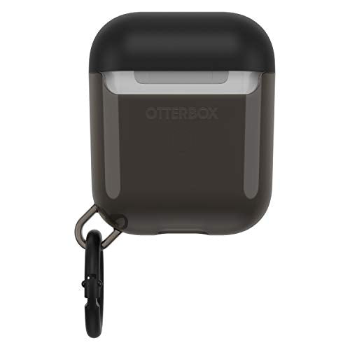 OtterBox Ispra Series - Case for wireless earphones - polycarbonate, zinc alloy, thermoplastic elastomer (TPE) - black hole - for Apple AirPods
