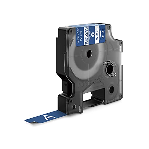 RHINO 12 mm vinyl white on Blue