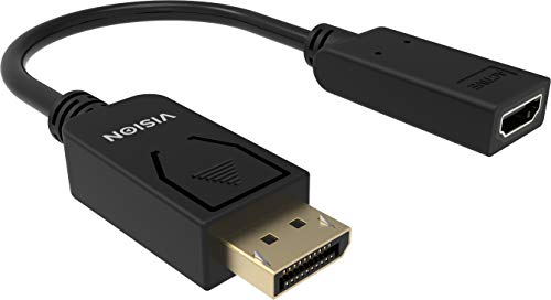 VISION Professional installation-grade DisplayPort to HDMI adaptor