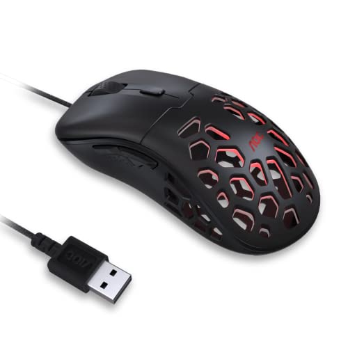 AOC Gaming GM510B - Mouse - ergonomic - right-handed - optical - 6 buttons - wired - USB 2.0