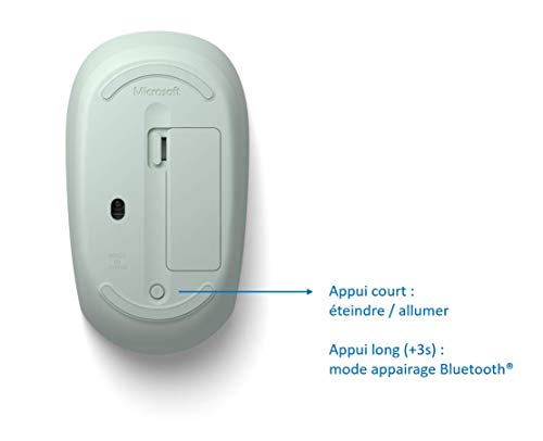 Microsoft Bluetooth Mouse - Mouse - optical - 3 buttons - wireless - Bluetooth 5.0 LE - mint