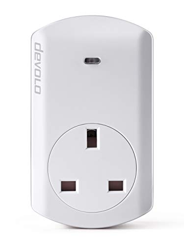 Devolo Home Control Smart Metering Plug White 3000W Time Controlled Activation and Disabling of Connected Devices
