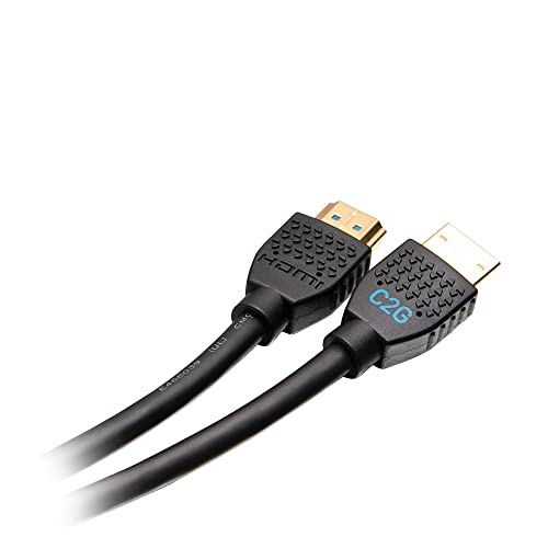 C2G 20ft 4K HDMI Cable with Ethernet - Premium Certified - High Speed 60Hz - HDMI cable with Ethernet - HDMI male to HDMI male - 6.07 m - shielded - black - 4K support