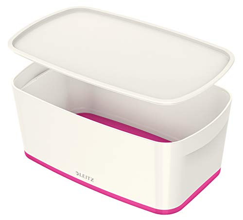 Leitz Mybox Small With Lid Wow White Pink Dd