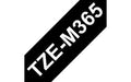 Brother TZe-M365 - Matte - adhesive - white print on matte black - Roll (3.6 cm x 8 m) 1 roll(s) laminated tape - for P-Touch PT-530, PT-9200DX, PT-9200PC, P-Touch Cube XP PT-910BT