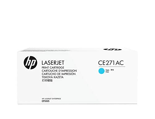 HP CE271AC Toner Cartridge for CLJ CP5525N - Cyan