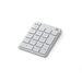 Microsoft Number Pad - Keypad - wireless - Bluetooth 5.0 - Glacier