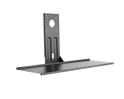 NewStar AV Mounts Universal Keyboard & Mouse Shelf (width: 65 cm) - Black - Mounting component (connector plate) for keyboard / mouse - black