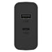 OtterBox Premium - Power adapter - 30 Watt - 3 A - PD 3.0 - 2 output connectors (USB, USB-C) - black shimmer - Europe