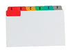 Best Value Concord 15298 Guide Cards Reinforced A-Z 152x102mm White with Tabs Multicoloured Ref 15298