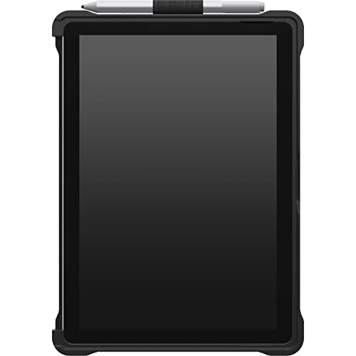 OtterBox Symmetry Series Studio - Back cover for tablet - rugged - polycarbonate, thermoplastic polyurethane (TPU) - black crystal - for Microsoft Surface Go 3