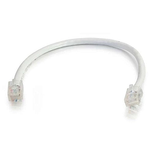 C2G Cat5e Non-Booted Unshielded (UTP) Network Patch Cable - Patch cable - RJ-45 (M) to RJ-45 (M) - 15 m - UTP - CAT 5e - stranded, uniboot - white