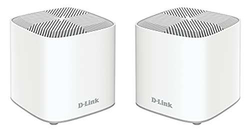 D-Link Covr Whole Home COVR-X1862 - Wi-Fi system (2 routers) - up to 420 sq.m - mesh - GigE - 802.11a/b/g/n/ac/ax - Dual Band