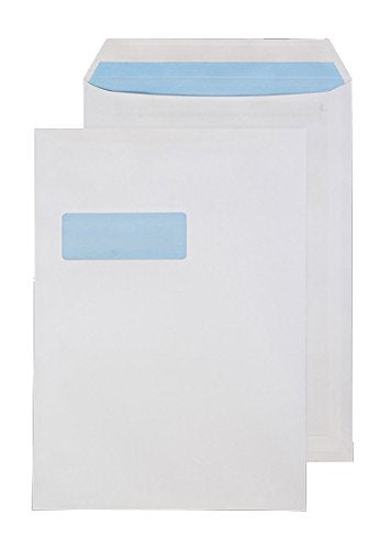 Best Value Blake Purely Everyday C4 324 x 229 mm 90 gsm Self Seal Window Envelopes (12892/25 PR) White - Pack of 25