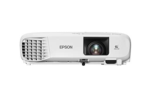 Epson EB-W49 - 3LCD projector - portable - 3800 lumens (white) - 3800 lumens (colour) - WXGA (1280 x 800) - 16:10 - LAN - white