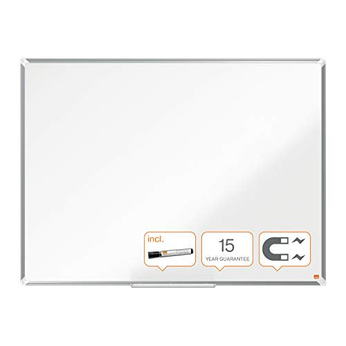 Nobo Premium Plus Lacquered Steel Whiteboard 1200X900Mm