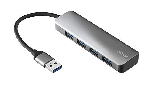 Halyx Aluminium 4 Port USB 3.2 Hub Grey