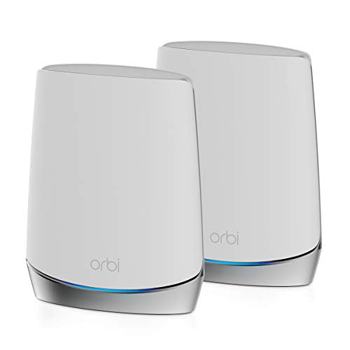 NETGEAR Orbi RBK752 - Wi-Fi system (router, extender) - up to 5,000 sq.ft - mesh - GigE - 802.11a/b/g/n/ac/ax - Tri-Band