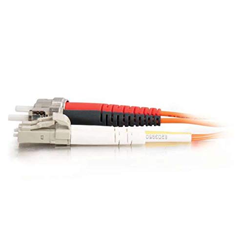 C2G LC-ST 50/125 OM2 Duplex Multimode PVC Fiber Optic Cable (LSZH) - Network cable - ST multi-mode (M) to LC multi-mode (M) - 10 m - fibre optic - duplex - 50 / 125 micron - OM2 - halogen-free - orange