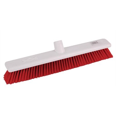 Soft Hygiene Broomhead 18" Red Bristles