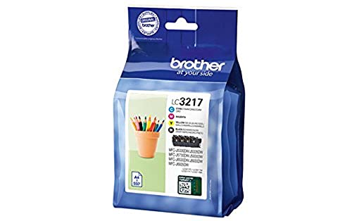 Brother LC3217 Value Pack - 4-pack - black, yellow, cyan, magenta - original - ink cartridge - for Brother MFC-J5330, J5335, J5730, J5930, J6530, J6935, Business Smart Pro MFC-J6930