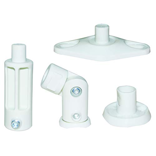 Newstar Universal Wall & Ceiling Speaker  Mount (set of two) - WhiteHas four pivot points and is suitable for all speakers up to 3 kg. This model allows you to tilt, turn and rotate your speaker to choose the ideal angle to suit your needs.The brackets are easy to change from wall to ceiling mounts - Newstar have over 20 years experience providing high quality mounts to suit a wide variety of needs, which include the mounting of screens, tablets, projectors, laptops and PCs.  One thing that rema