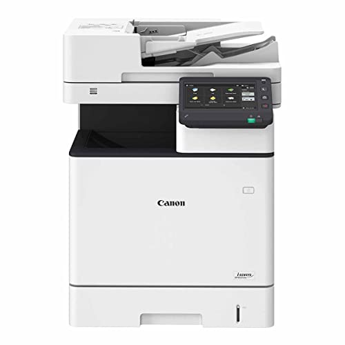 Canon i-SENSYS MF832Cdw Colour Multifunction Printer, Print, Copy, Scan and Fax, 38ppm/150ipm speed. Duplex, 1200 x 1200 dpi. 550 Sheet Tray, PCL 5c, PCL6, Adobe PostScript3. Secure Print, 2,000 pages per month,Max 80,000. USB/ Ethernet 10/100/1000. Windows, MacOS, Linux