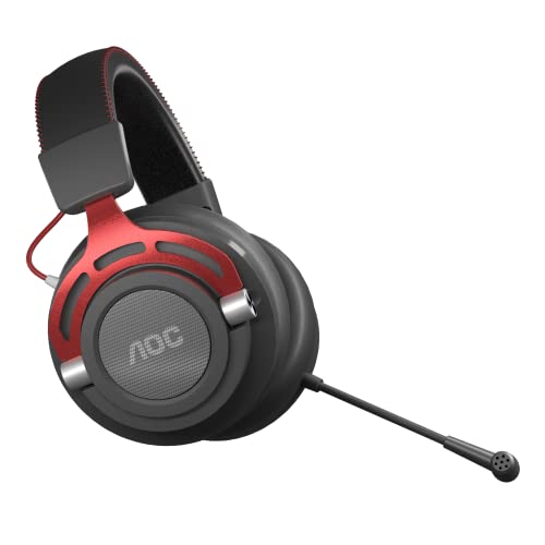 AOC Gaiming GH401 - Headset - full size - 2.4 GHz - wireless, wired - 3.5 mm jack