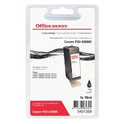 Best Value Office Depot PGI520BK Nero-cartucce Compatible for Canon Pixma iP3600Canon PGI-520