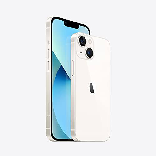 Apple iPhone 13 - Smartphone - dual-SIM - 5G NR - 256 GB - 6.1" - 2532 x 1170 pixels (460 ppi) - Super Retina XDR Display - 2x rear cameras 12 MP front camera - starlight