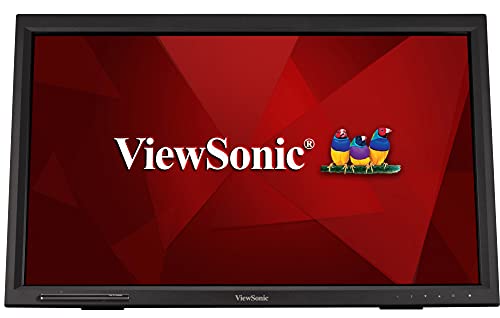 Viewsonic TD2423 - LED monitor - 24" (23.6" viewable) - touchscreen - 1920 x 1080 Full HD (1080p) @ 75 Hz - VA - 250 cd/m? - 3000:1 - 7 ms - HDMI, DVI-D, VGA - speakers