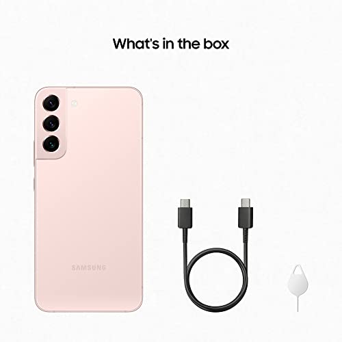 Samsung Galaxy S22 Plus 6.6 Inch 5G SMS906B Dual SIM Android 12 USB C 8GB 128GB 4500 mAh Pink Gold Smartphone