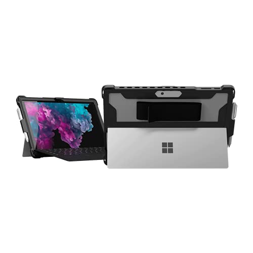 MAXCases Extreme Shell - Back cover for tablet - rugged - silicone, polycarbonate - black - for Microsoft Surface Pro
