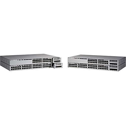 Cisco Catalyst 9200L - Network Essentials - switch - L3 - Managed - 48 x 10/100/1000 (PoE+) + 4 x 10 Gigabit SFP+ (uplink) - rack-mountable - PoE+ (370 W)