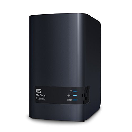 WD My Cloud EX2 Ultra WDBVBZ0280JCH - Personal cloud storage device - 2 bays - 28 TB - HDD 14 TB x 2 - RAID 0, 1, JBOD - RAM 1 GB - Gigabit Ethernet - iSCSI support