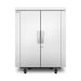 APC NetShelter CX - Rack - white - 18U - 19"