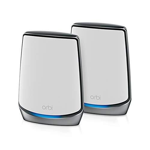NETGEAR Orbi WiFi System RBK852 - Wi-Fi system (router, extender) - up to 5,000 sq.ft - mesh - GigE, 2.5 GigE - 802.11a/b/g/n/ac, 802.11a/b/g/n/ac/ax - Tri-Band