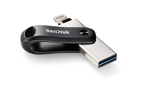 SanDisk iXpand Go - USB flash drive - 64 GB - USB 3.0 / Lightning - for Apple iPad/iPhone (Lightning)