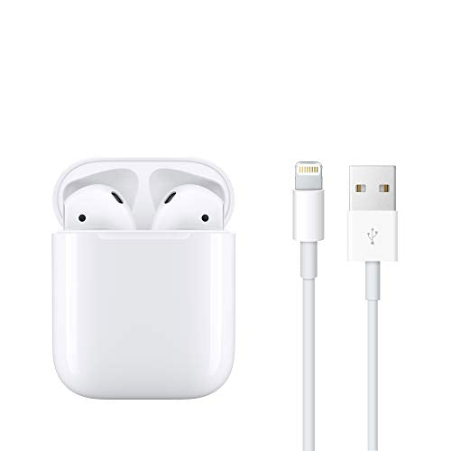 Apple AirPods with Charging Case - 2nd Generation - true wireless earphones with mic - ear-bud - Bluetooth - for iPad/iPhone/iPod/TV/Watch