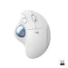 Logitech ERGO M575 - Trackball - optical - 5 buttons - wireless - 2.4 GHz, Bluetooth 5.0 LE - USB wireless receiver - off white